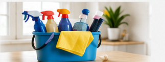 Professional cleaning supplies